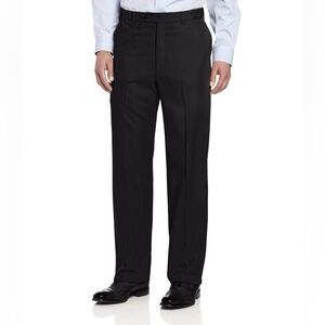 Ascott Browne Expander Flat Front black Dress Pants